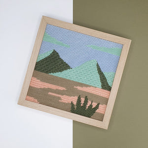 Canevas moderne désert FUKURI - modern needlepoint desert