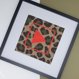 canevas moderne play fukuri - modern needlepoint play leopard