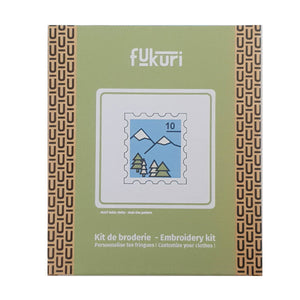 Kit Broderie - Timbre montagne