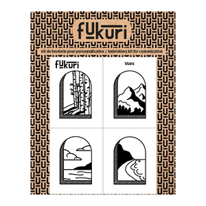 20039-Broderie-Fukuri-planche-a-broder-Vues-montagnes, forêt, mer, plage