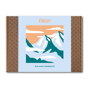 Kit DIY canevas moderne pour créer une déco murale zen, motif inspiré de la nature