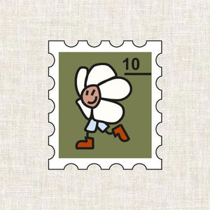 Kit Broderie - Timbre fleur