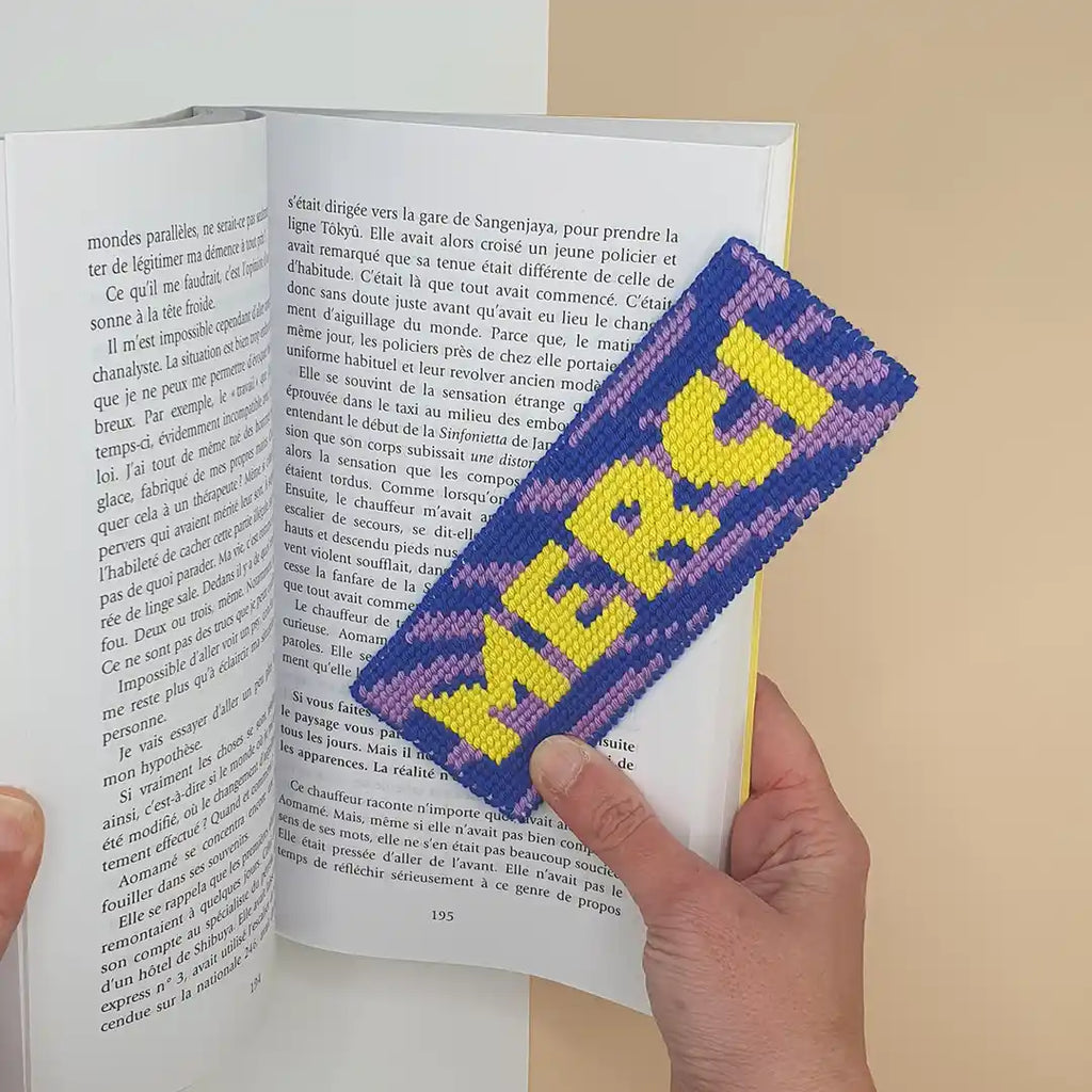How to transform your needlepoint into a bookmark ?