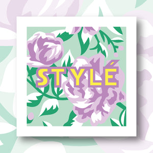 Kit Canevas - Stylé fleuri