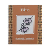 Fukuri-kit broderie-fleur cerisier-sakura-broderie moderne-broderie débutant-packaging complet