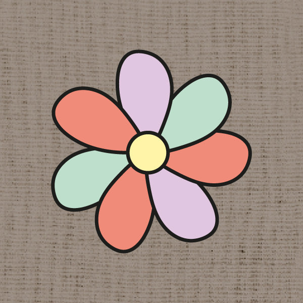 Kit Broderie - Fleur multicolore