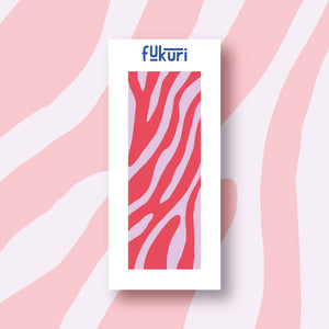 Illustration du canevas fukuri au motif animalier zèbre