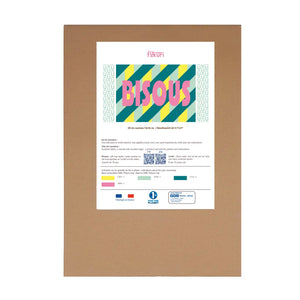 Packaging du kit de canevas sans fil Bisous