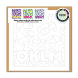 Carte créative pour peindre OKLM et déconnecter