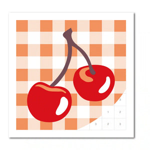 FUKURI_Peinture_au_numero-fruits-_cerises-carte à peindre-paint by numbers