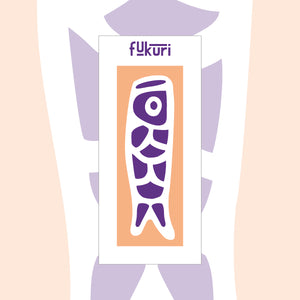 Illustration pour kit canevas moderne au motif de carpe koï fukuri