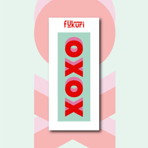 Illustration canevas fukuri bisous bisous