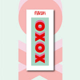 Illustration canevas fukuri bisous bisous