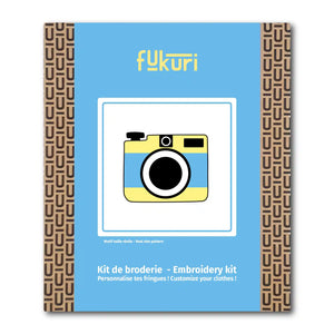 Packaging kit broderie complet appareil photo 