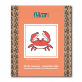 packaging du kit broderie complet crabe de fukuri