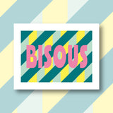 Illustration du kit canevas Bisous de Fukuri