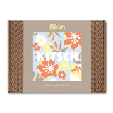 Boite du kit canevas Fukuri Kitsch au motif floral