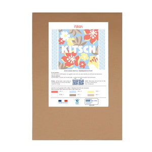 Enveloppe japonaise contenant le kit canevas sans fil Kitsch