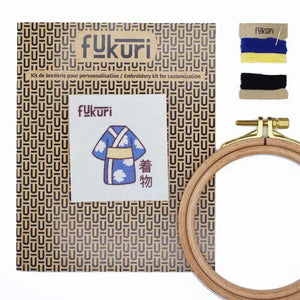 Contenu du kit de broderie kimono complet