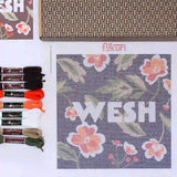 Contenu du kit canevas moderne Wesh complet