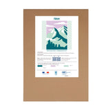 Packaging du kit canevas sans fil sous les pins