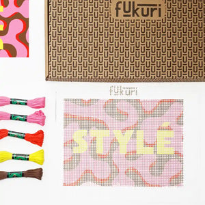 Contenu du kit canevas complet stylé 
