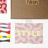 Contenu du kit canevas complet stylé 