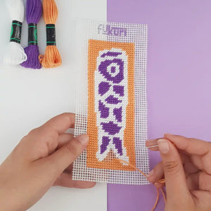 Kit canevas DIY trop cool motif Koinobori thème japonais FUKURI 