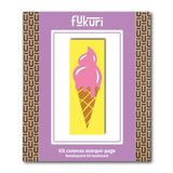 Packaging du Kit canevas marque page glace de Fukuri
