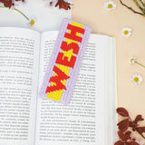 Kit canevas WESH à utiliser comme marque-pages et accessible aux débutants