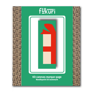 Packaging du kit canevas fukuri marque-page au motif de cadeau de Noël 