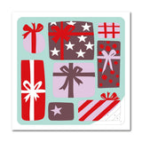 Illustration de la carte cadeaux de Noel du kit de peinture au numéro de Fukuri
