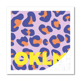 Illustration peinture au numéro OKLM léopard de Fukuri