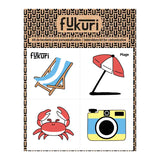 Papier hydrosoluble pour broder facilement 4 motifs autour du thème de la plage. Les broderies sont accessibles aux débutants et adolescents à partir de 12 ans.