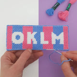 Kit canevas DIY pour apprendre à broder de façon très facile. Il est adapté aux enfants à partir de 10 ans