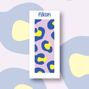 illustration du canevas léopard fukuri transformable en marque-pages