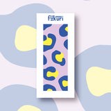 illustration du canevas léopard fukuri transformable en marque-pages