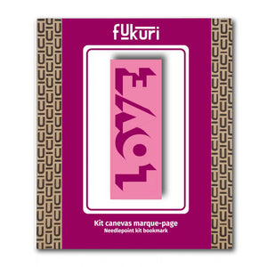 Packaging kit canevas marque-page complet