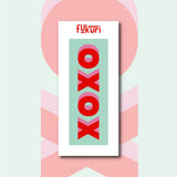 illustration du kit canevas marque-page Xoxo