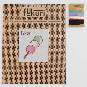 Contenu du kit broderie dango sans cercle