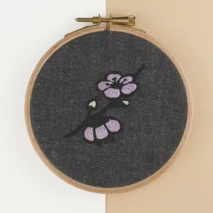 Réalisation du kit de broderie sakura