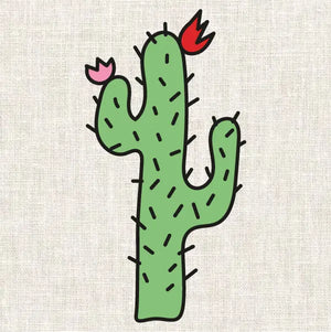 Illustration du kit de broderie Cactus de Fukuri