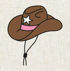 Illustration du kit broderie chapeau fukuri