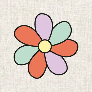 illustration du kit de broderie fleur multicolore de fukuri