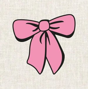 Illustration du Kit broderie Noeud rose de Fukuri