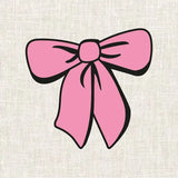 Illustration du Kit broderie Noeud rose de Fukuri