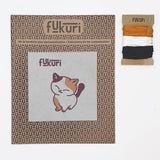 Contenu du kit borderie Chat sans cercle à broder 