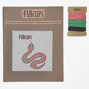 Contenu du kit de broiderie serpent sans cercle