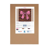 Packaging du kit canevas sans fil Noeud rose