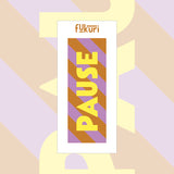 Illustration du kit canevas marque-page de Fukuri au motif PAUSE